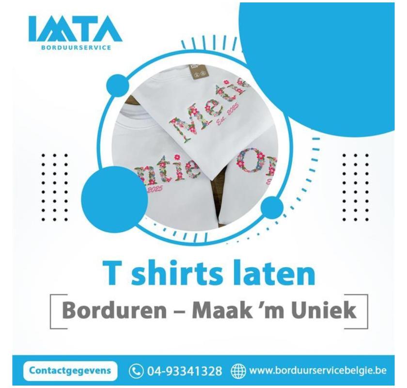 T shirts laten borduren – Maak ’m Uniek