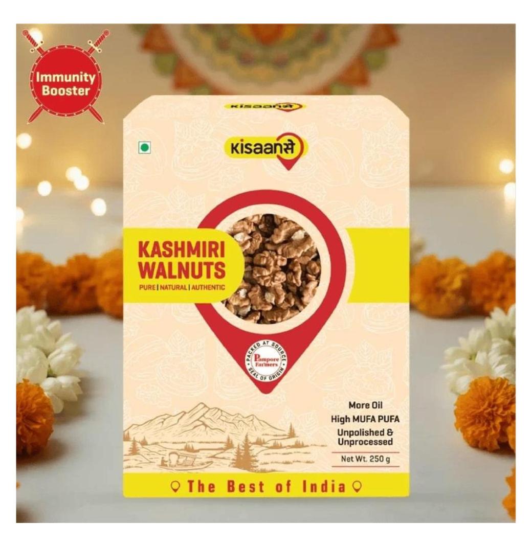 Premium Kashmiri Walnuts – Pure, Organic, and Packed with Health Benefits