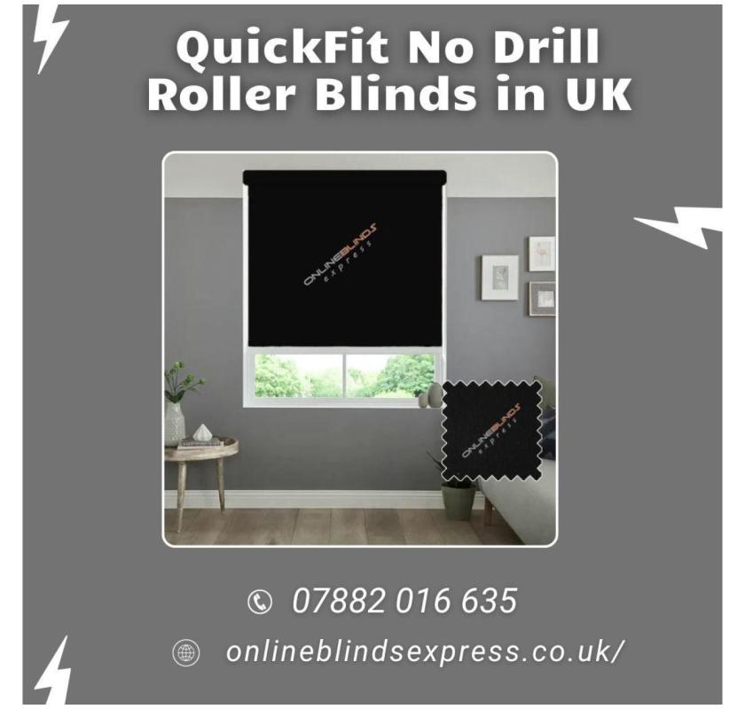 Easy Fit No Drill Blinds UK