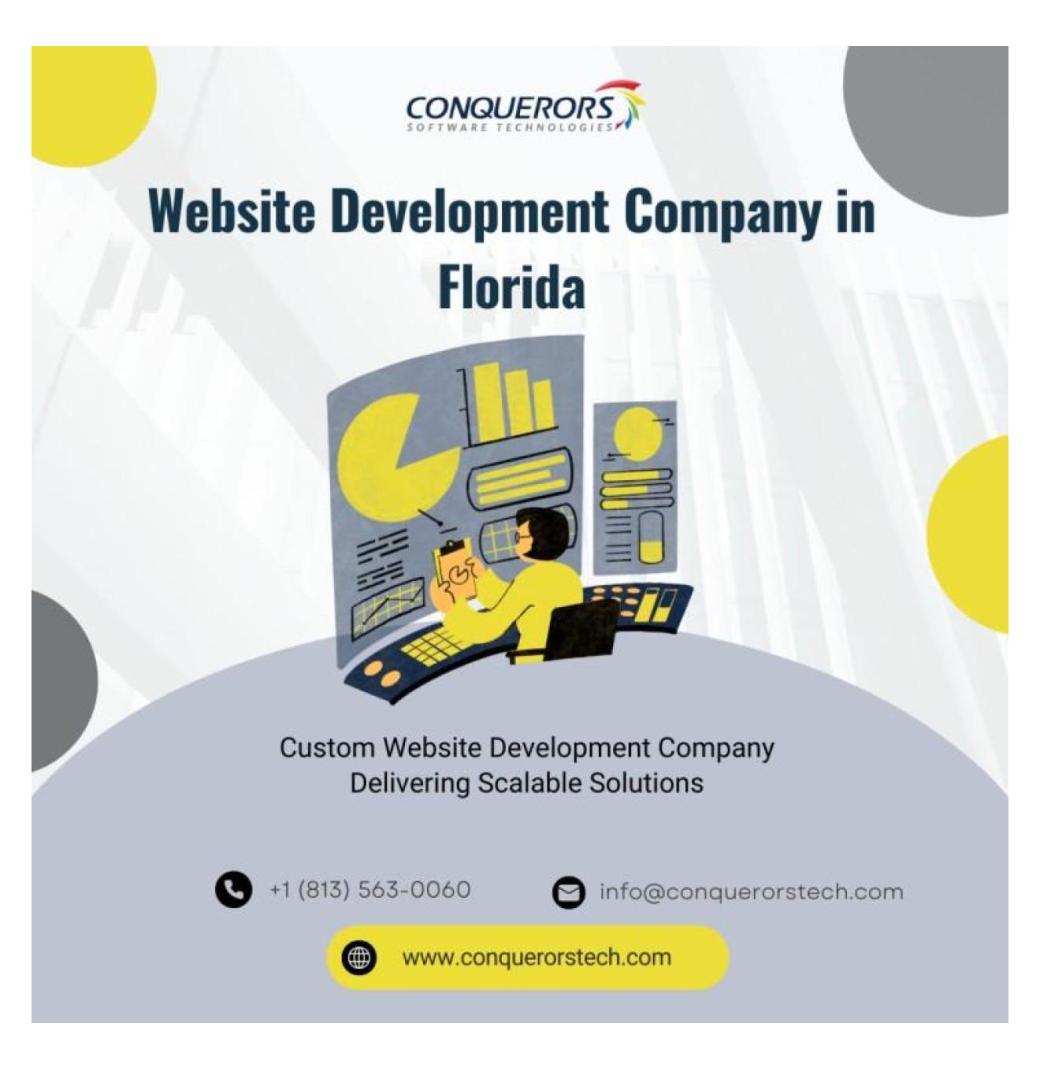 Website Development Company in Florida  | Conquerors Tech