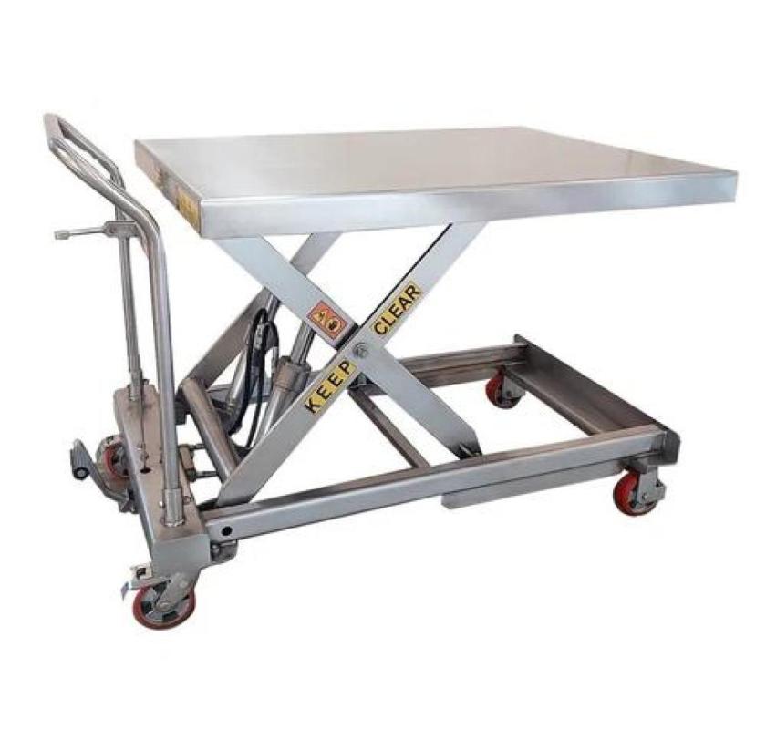 Stainless Steel Hydraulic Lift Table for Cleanroom