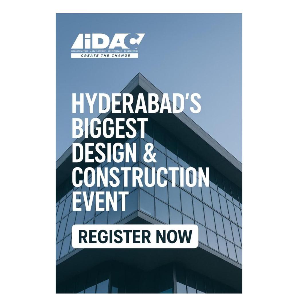 Hyderabad’s Biggest Design & Construction Event – Register Now
