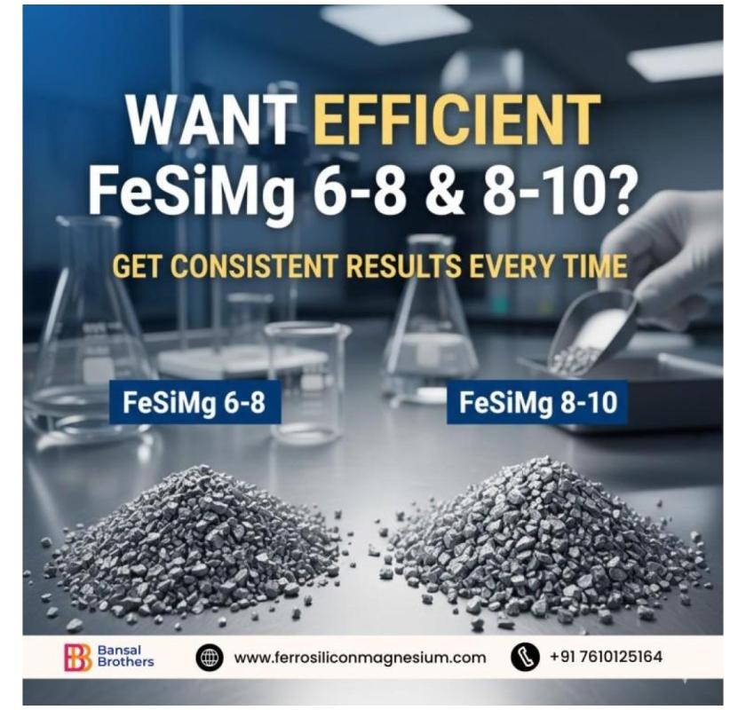 Want Efficient FeSiMg 6-8 & 8-10? Get Consistent Results Every Time