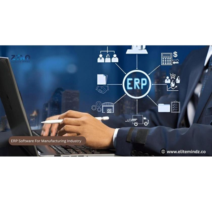 Advanced ERP Software for Manufacturing Industry | ZYNO by EliteMindz