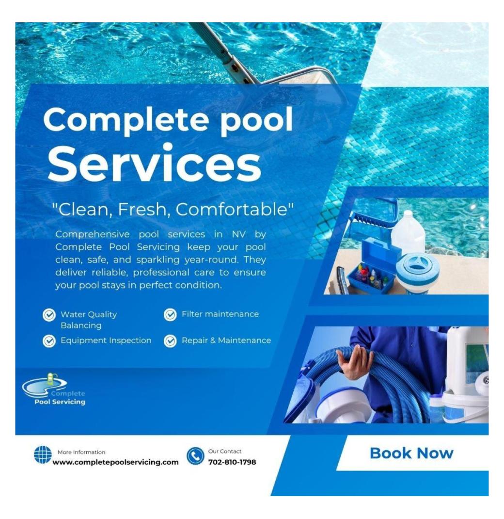 Looking for Reliable Pool Care in NV?