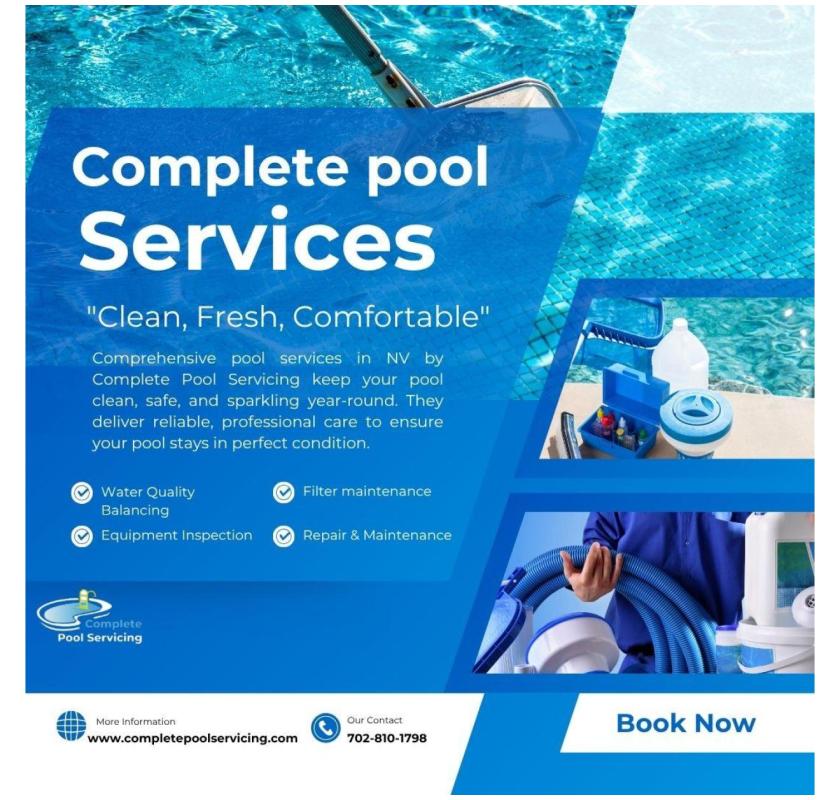 Looking for Reliable Pool Care in NV?