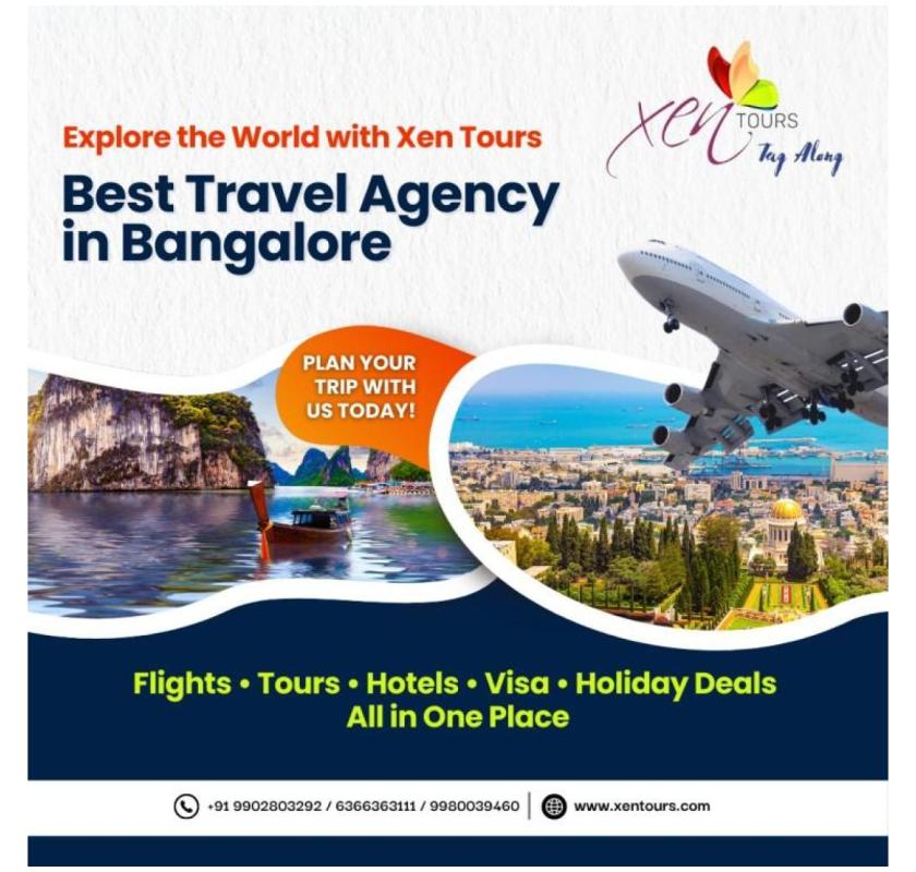 Xen Tours | Leading Tours & Travel Agency in Bangalore