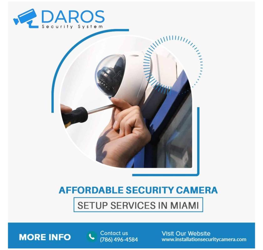 Affordable Security Camera Setup Services in Miami