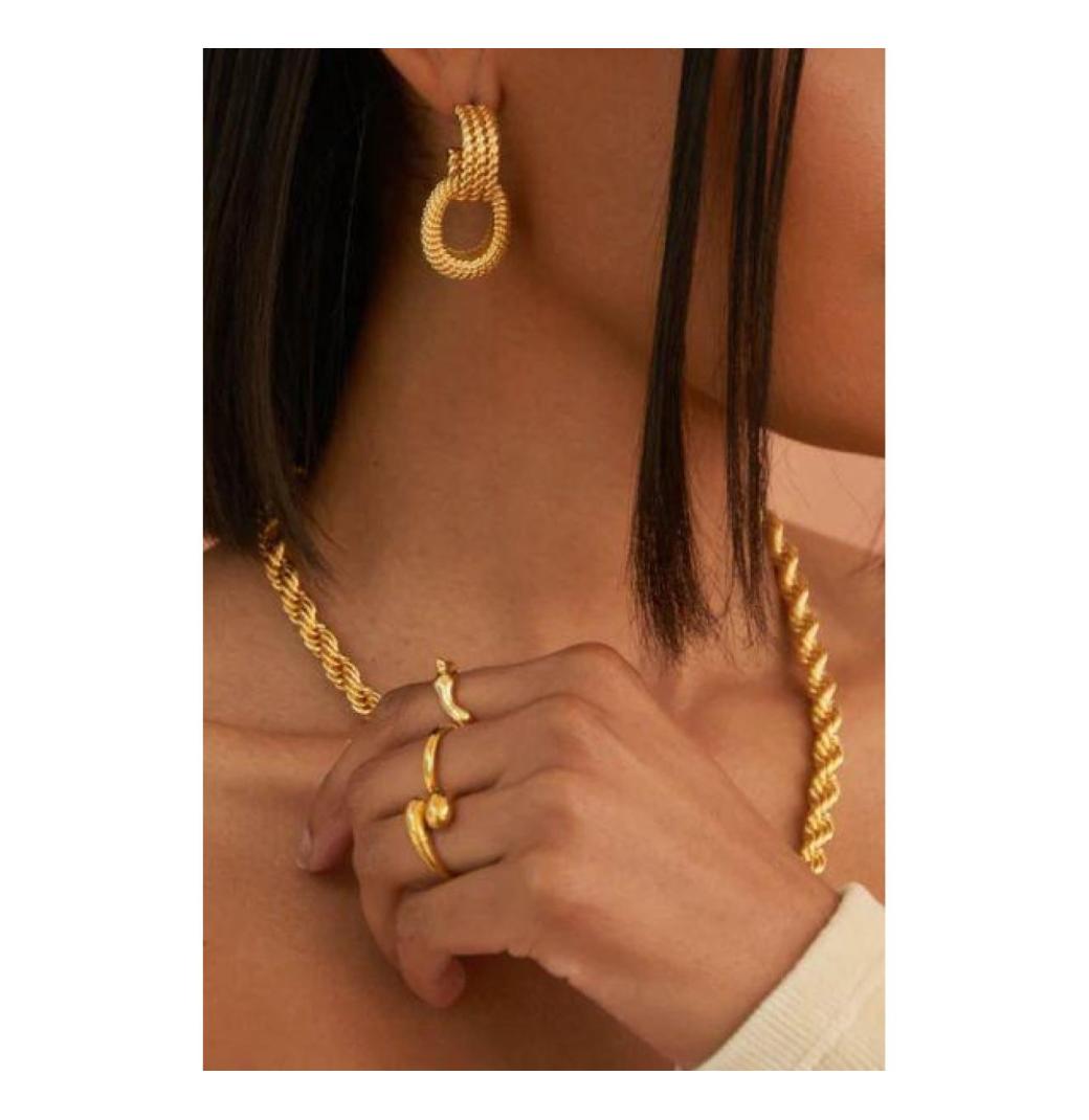Golden Statement: Chic Gold Plated Rings for Any Look