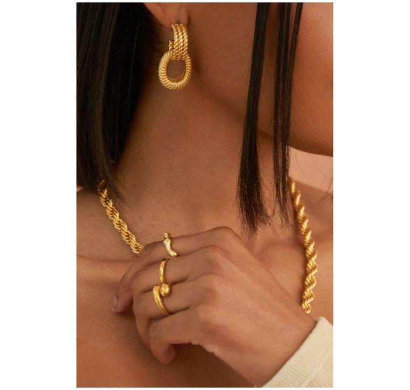 Golden Statement: Chic Gold Plated Rings for Any Look