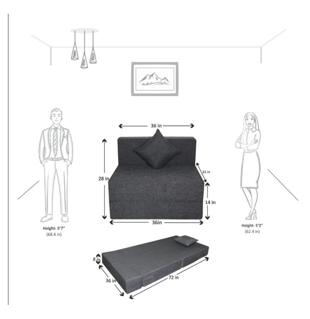 Sofa Cover for Sofa Bed 