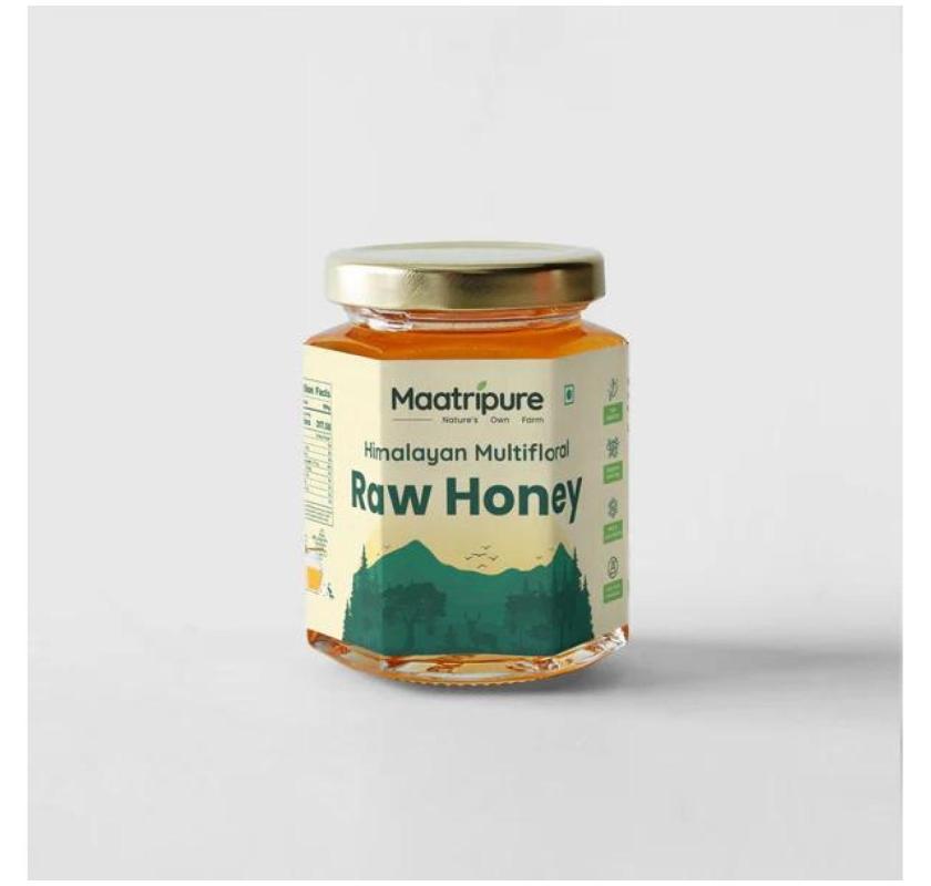 Organic Himalayan Multifloral Raw Honey – 100% Pure & Unprocessed