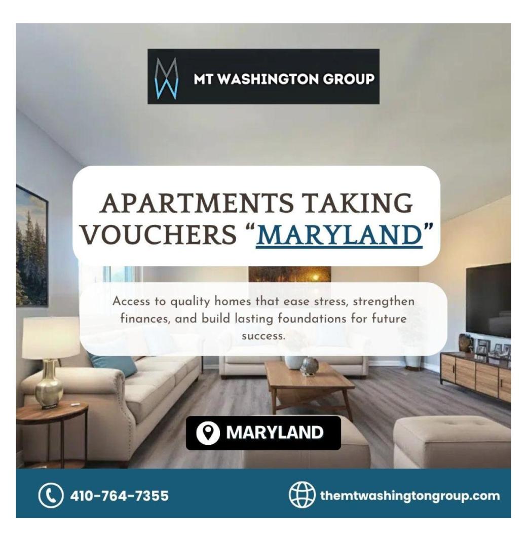 Apartments Taking vouchers Maryland