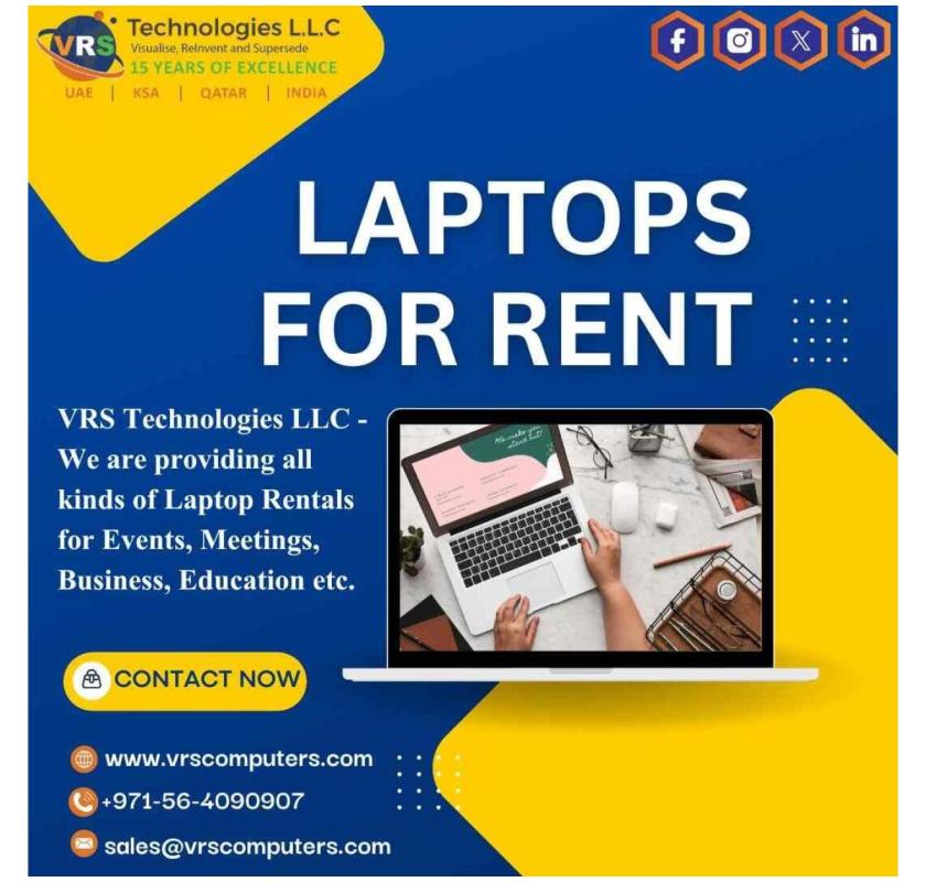 Upgrade Your Tech Events Easily with Laptops for Rent?