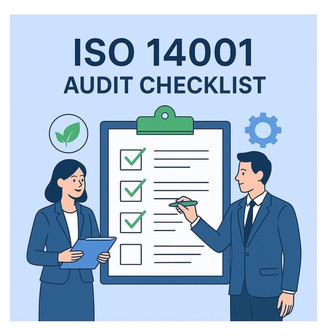 Customizable ISO 14001 Audit Checklist