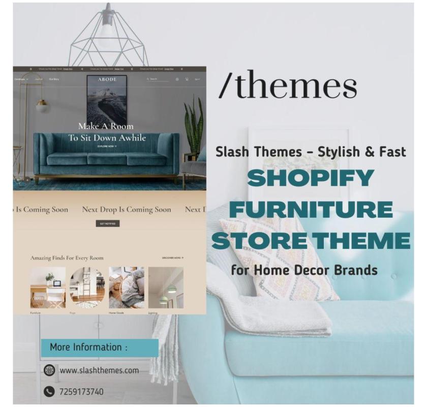 Slash Themes – Stylish & Fast Shopify Furniture Store Theme for Home Decor Brands