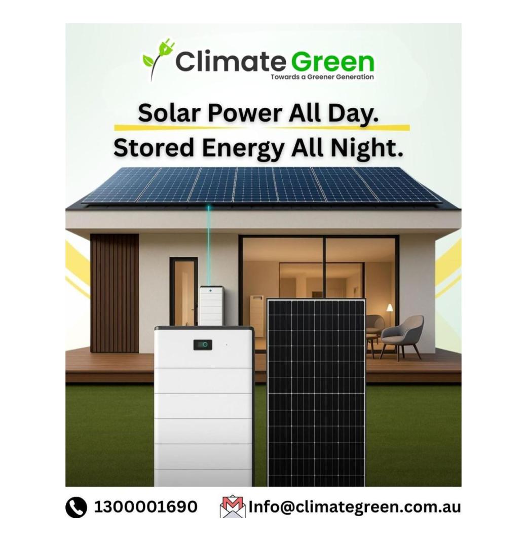 Solar Power All Day. Stored Energy All Night