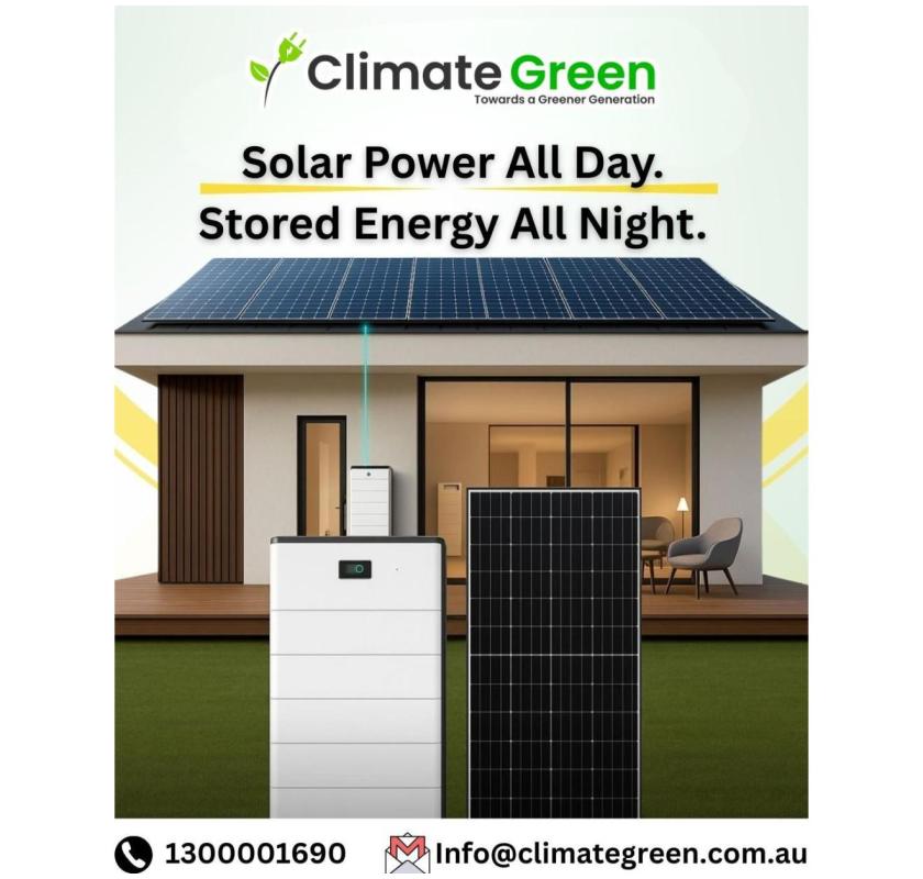 Solar Power All Day. Stored Energy All Night