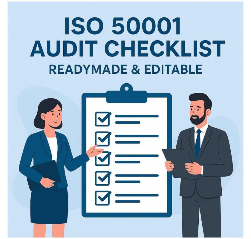 Readymade ISO 50001 Audit Checklist