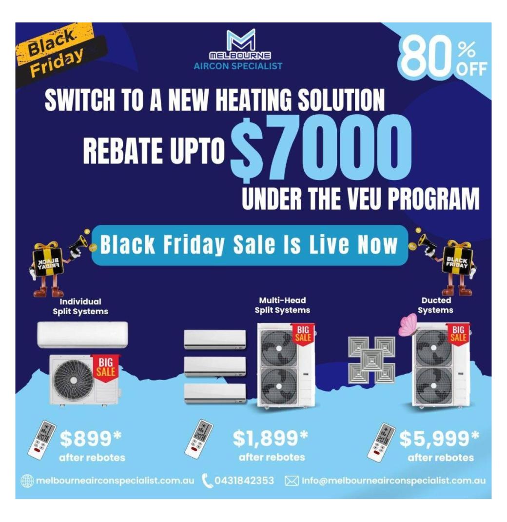BLACK FRIDAY HEATING UPGRADE SALE