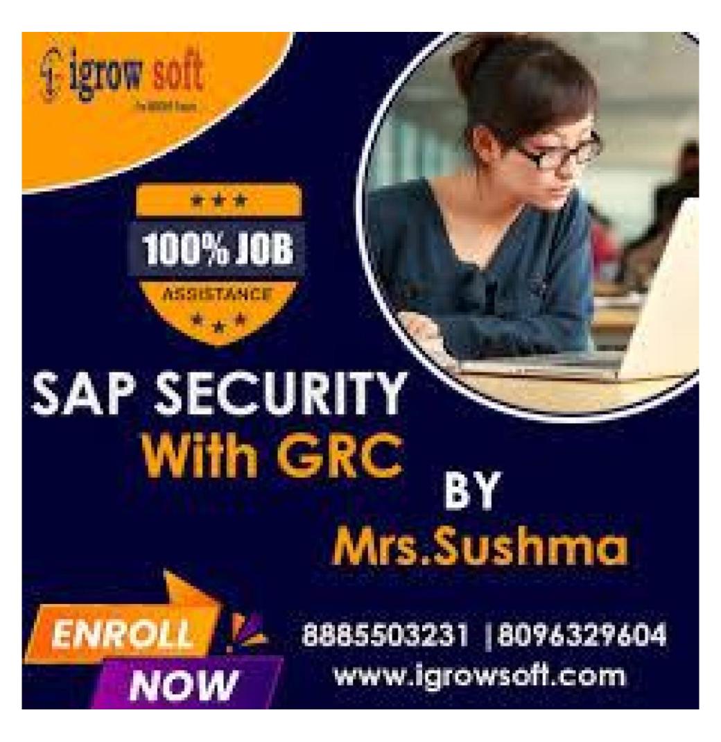 SAP Security and GRC Training Institute in Hyderabad | Igrowsoft - 2/2