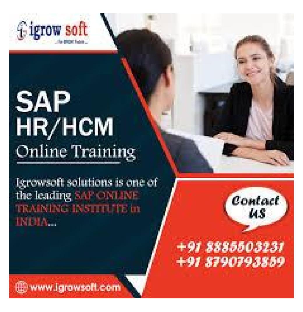Best SAP HR HCM Online Training in Hyderabad | Igrowsoft - 2/2