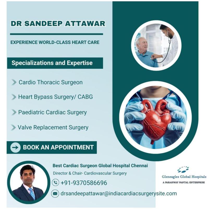 Best Cardiac Surgeon Global Hospital Chennai