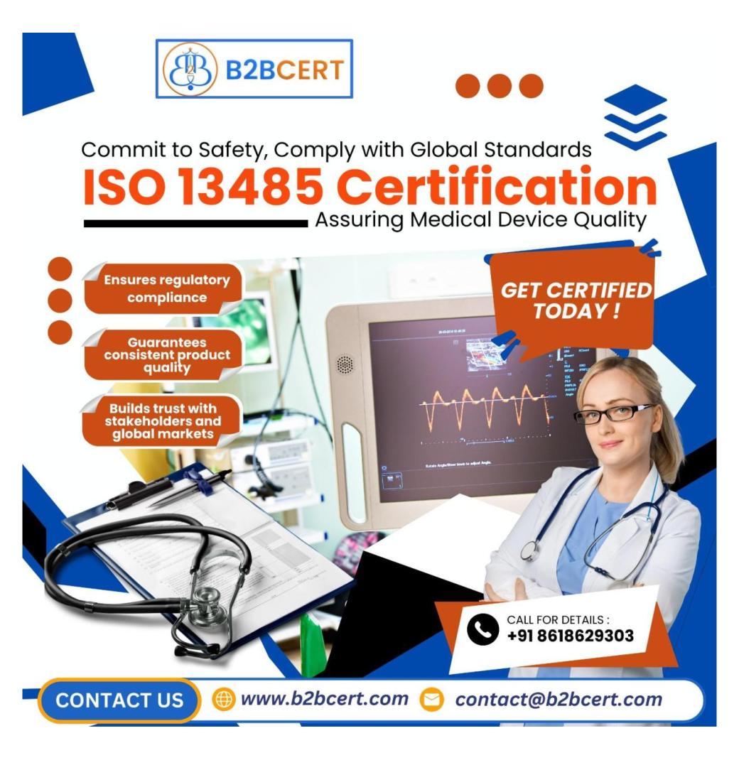 Get ISO 13485 Certification in Bahrain with b2bcert
