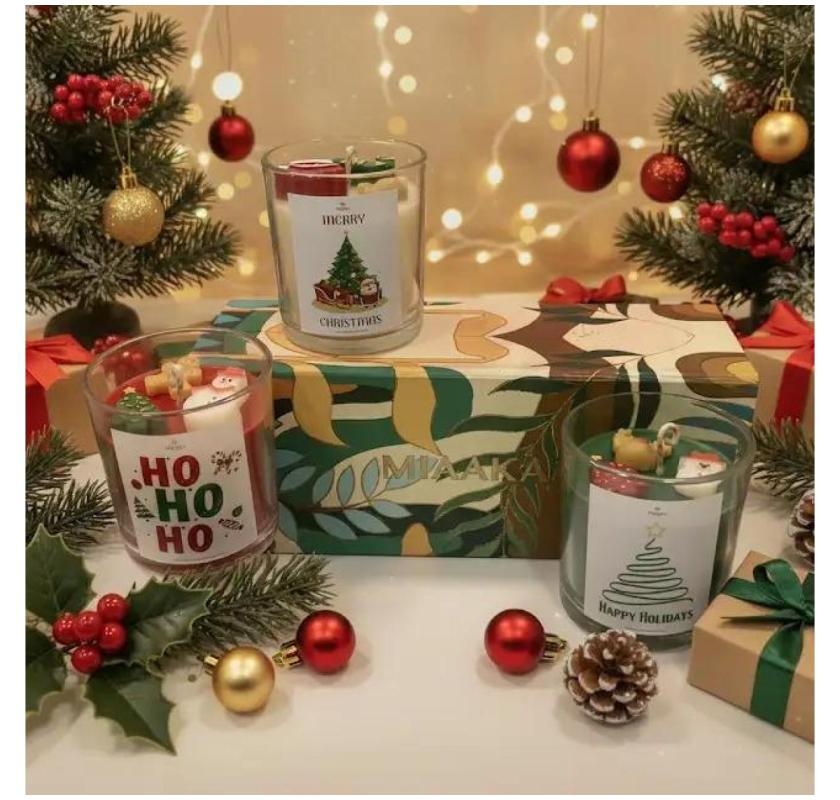 Buy Luxury Candles Online for Christmas | MIAAKA