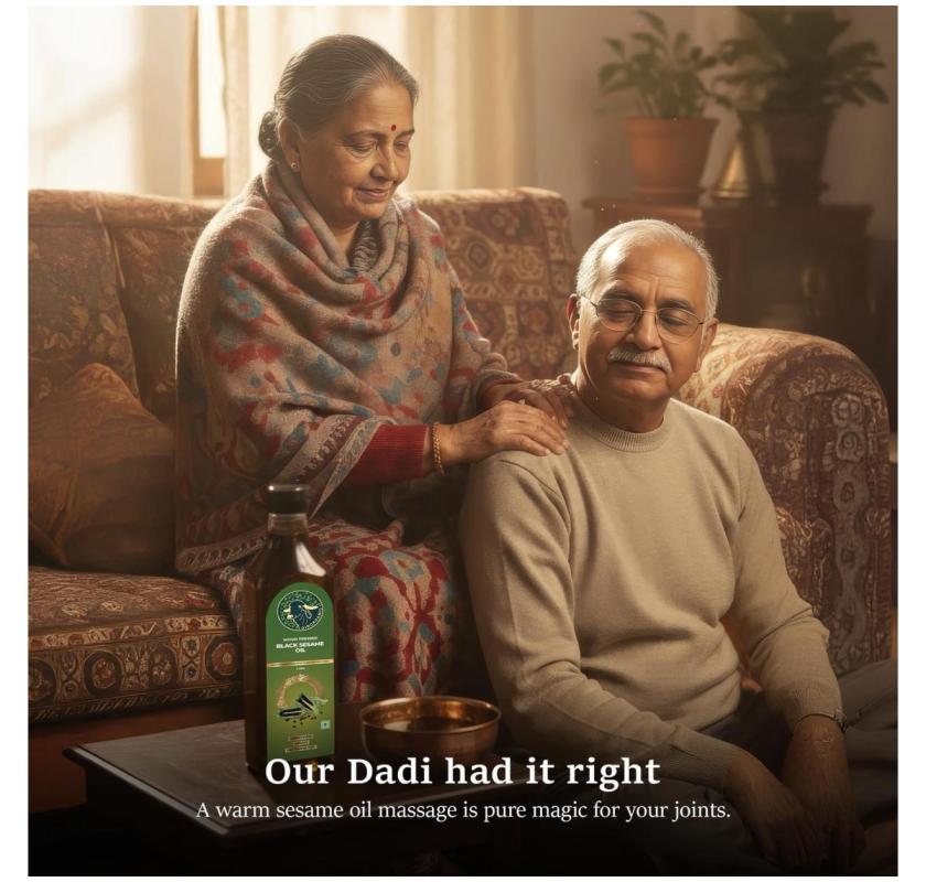 Cold Pressed Sesame Oil – Pure & Natural Wood-Pressed Til Oil