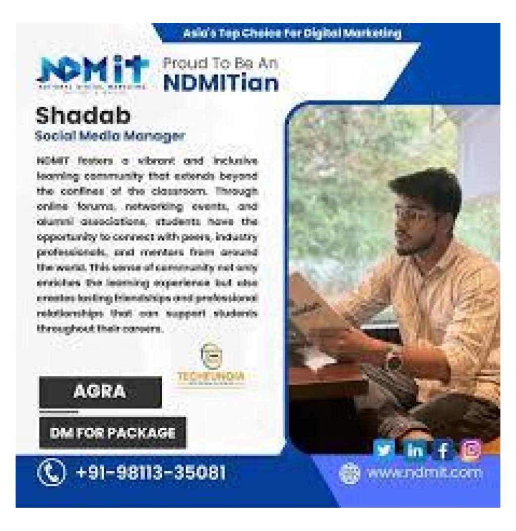 NDMIT Agra Best Digital Marketing Course with Certification & 100% Placement - 2/3