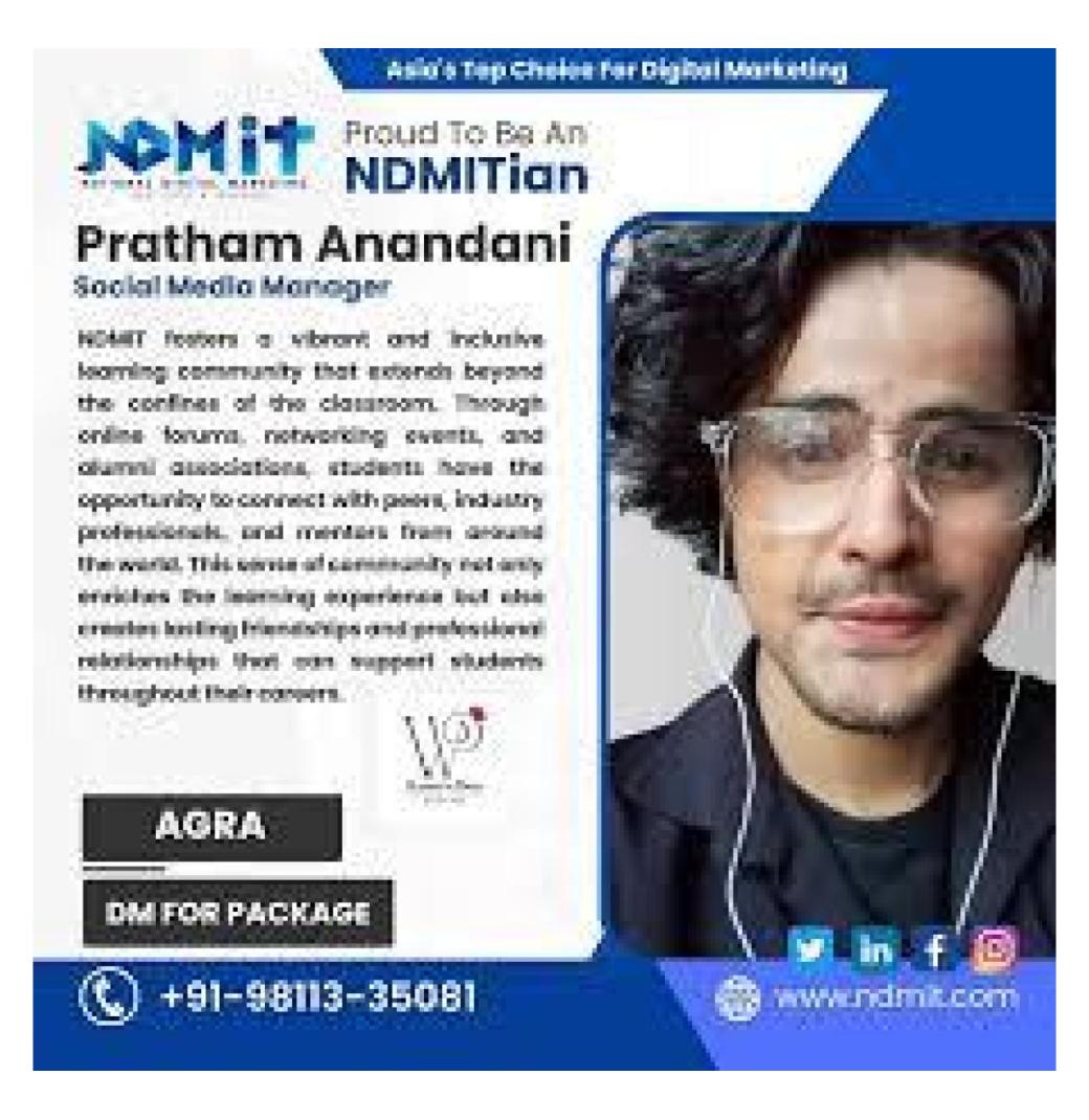 NDMIT Agra Best Digital Marketing Course with Certification & 100% Placement - 3/3