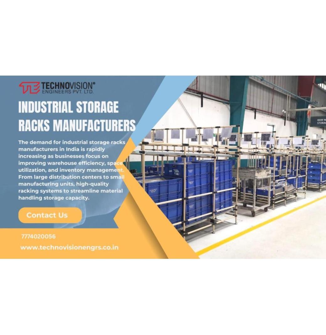 Industrial Storage Racks Manufacturers in India: Powering Efficient & Organized Warehousing