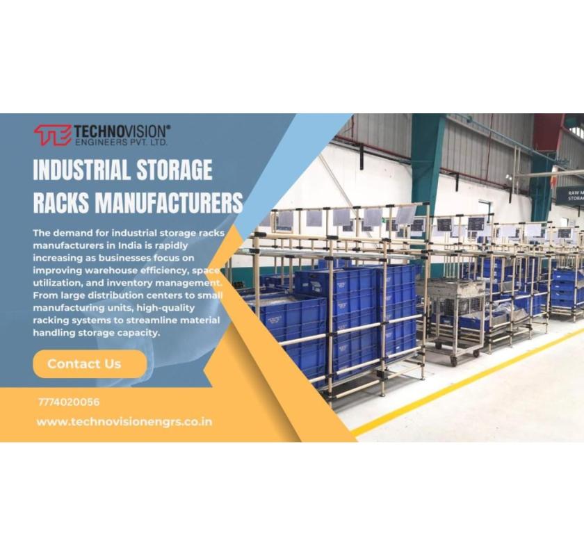 Industrial Storage Racks Manufacturers in India: Powering Efficient & Organized Warehousing