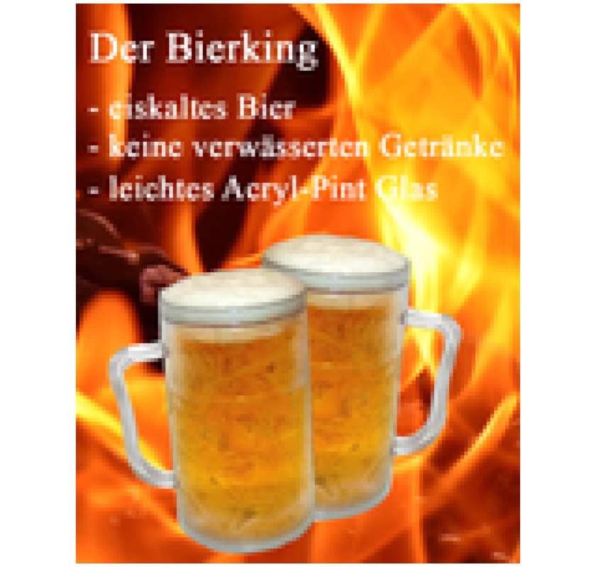 Ice King Bierglas-Set – Cool Beer Gläser & Bierkrug