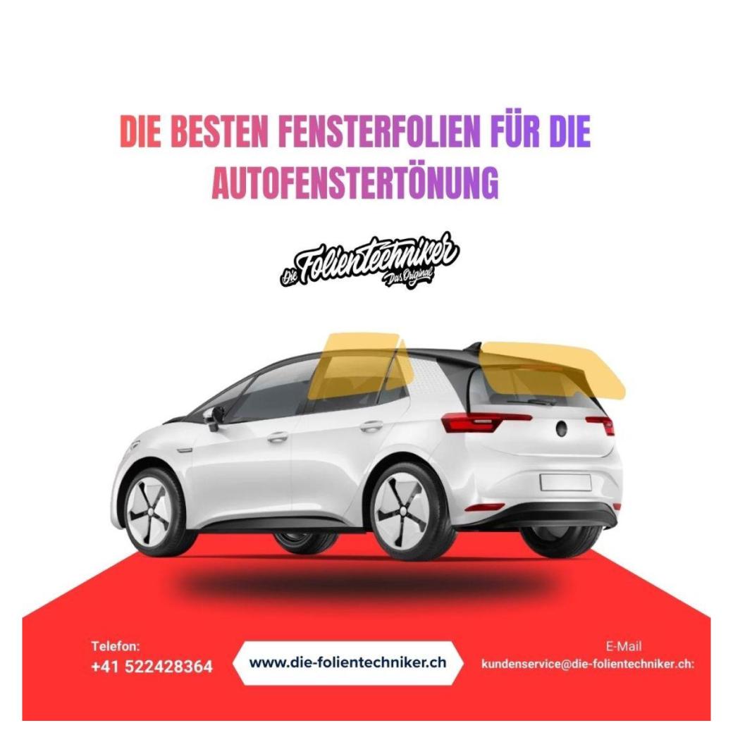 Autoscheibentönung – Qualität, die überzeugt
