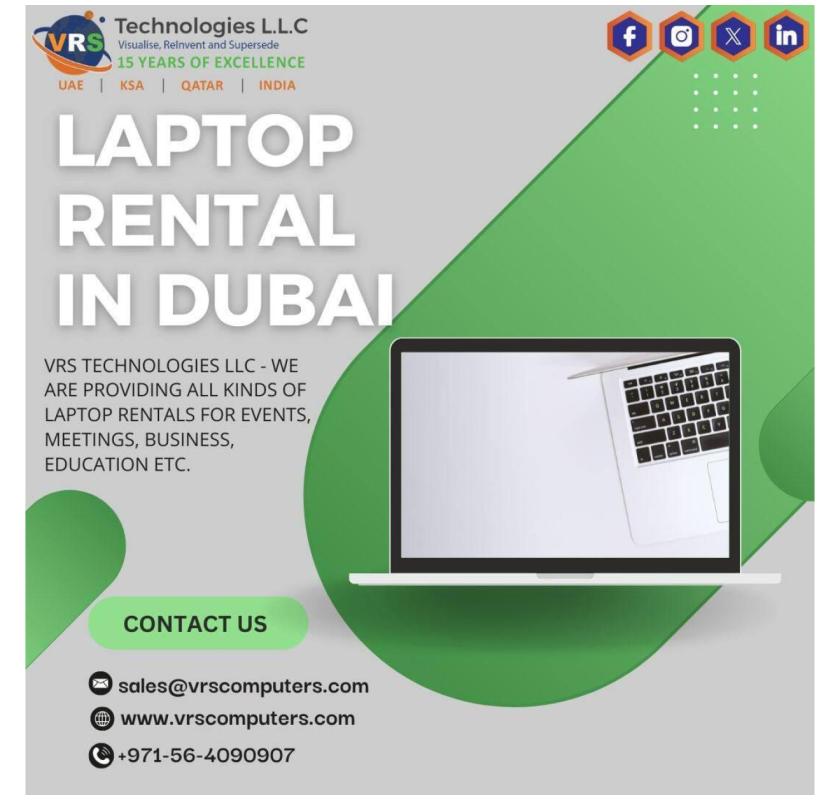 Why Do Event Teams Rely on Laptop Rental in Dubai for Success?