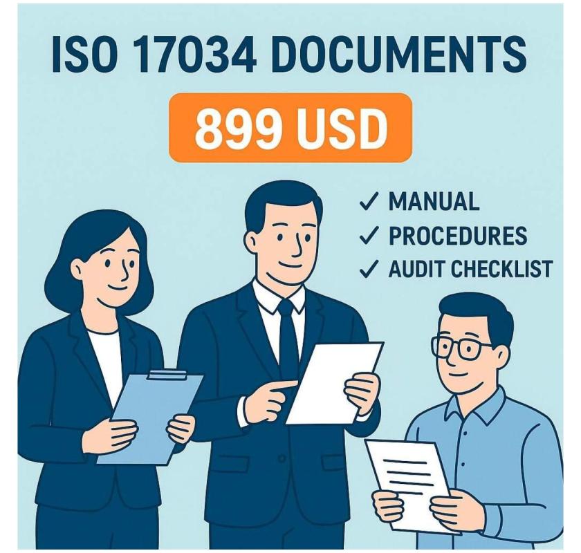 Readymade ISO 17034 Documents- Buy Now