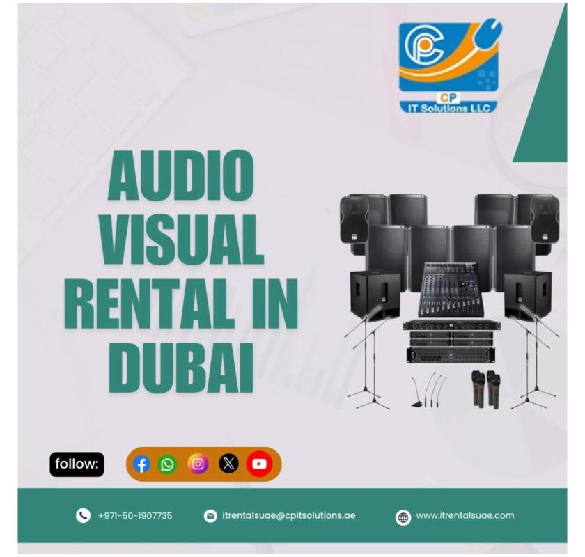 Last Minute Audio Visual Rentals in Dubai