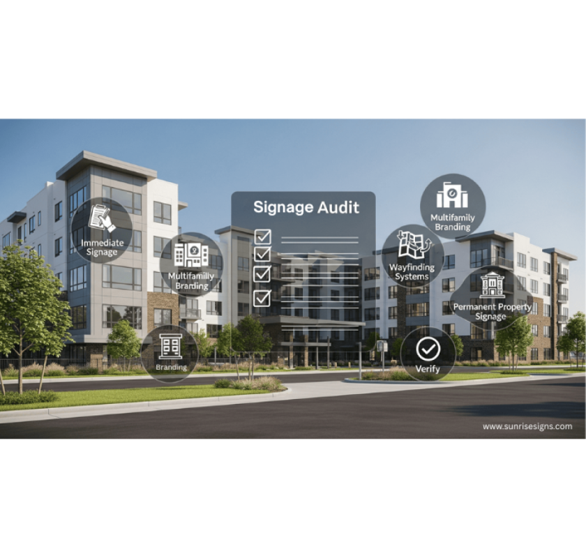 Your First 90 Days Post-Acquisition: The Signage Checklist Every Multifamily Firm Should Use
