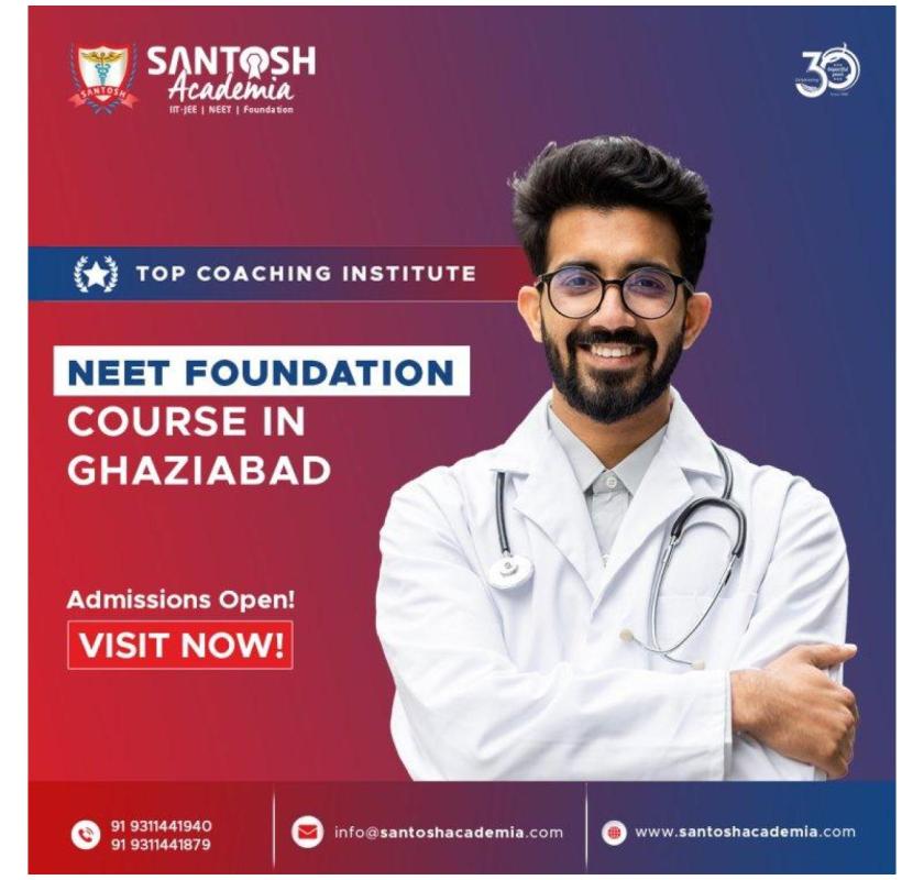 Neet Foundation course in Ghaziabad for early preparation