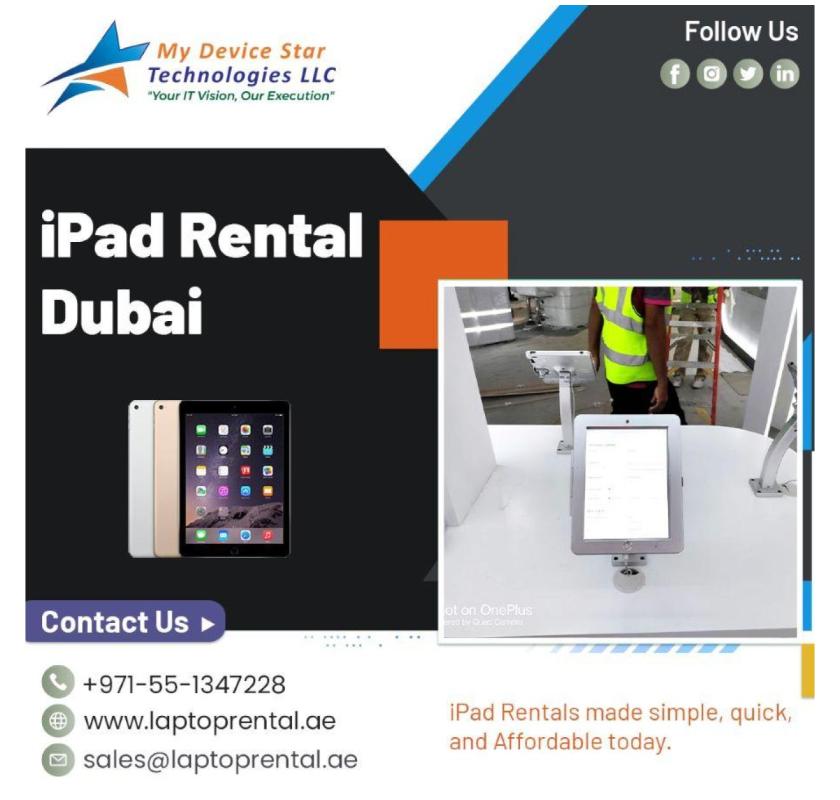 Dubai Tech Rentals: iPad Air vs Chromebook Options