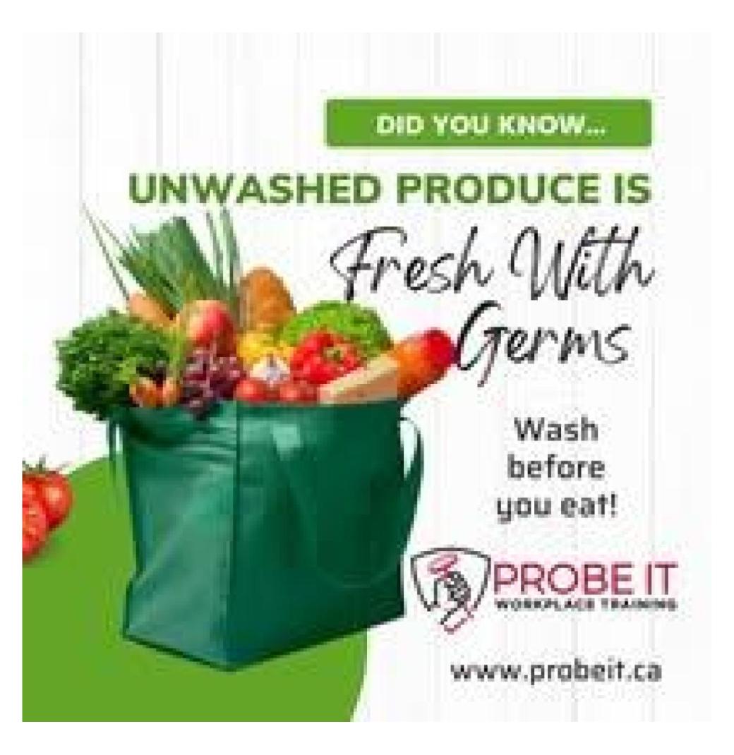 Get Your Food Handlers Certificate Today | PROBE IT