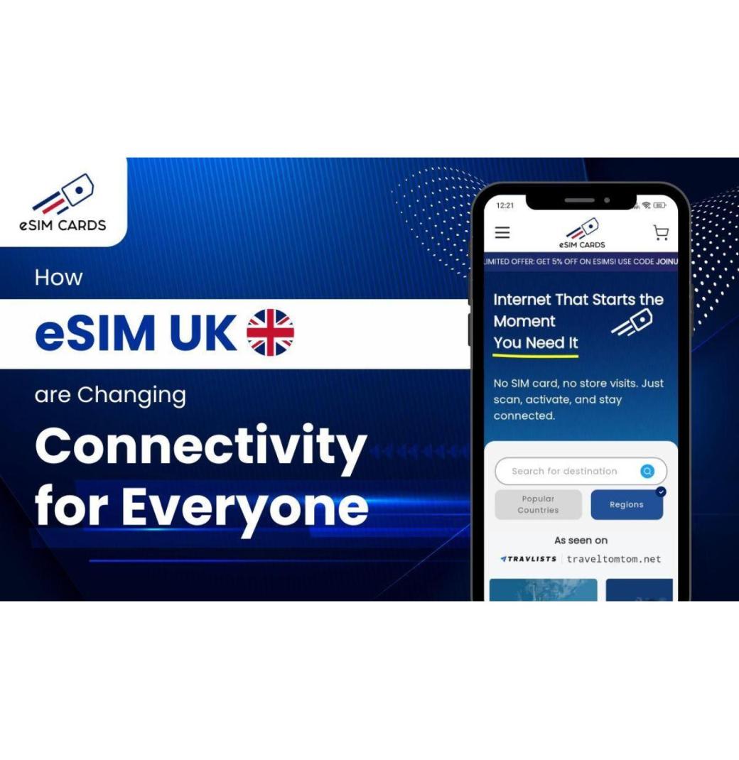 Get Your UK eSIM Monthly Plan Today | Best Options by eSIM Cards