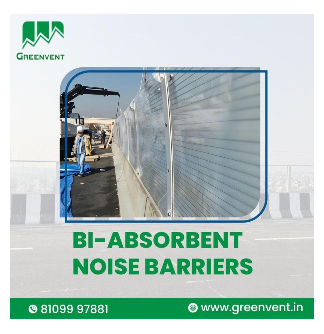 High-Quality Bi-Absorbent Noise Barriers for Noise Control