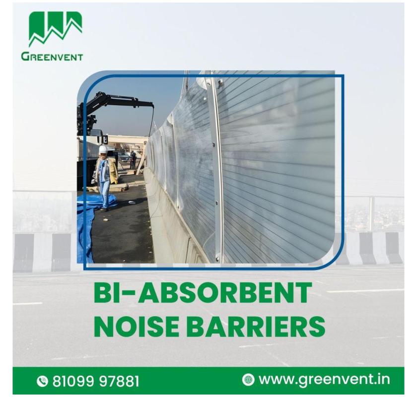 High-Quality Bi-Absorbent Noise Barriers for Noise Control