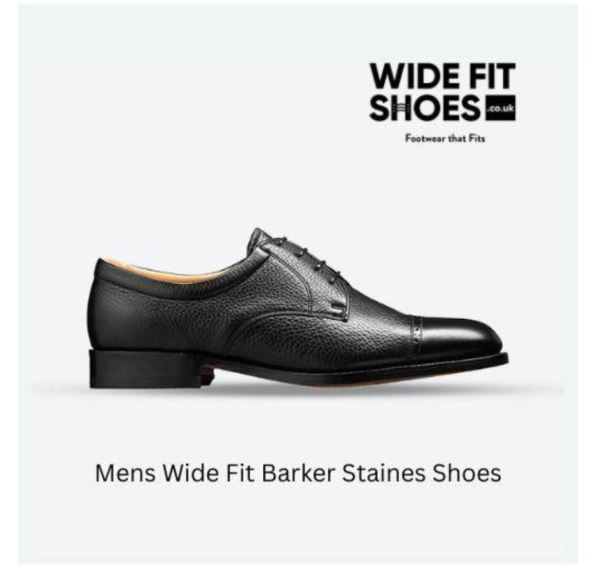 Men’s Formal Shoes | Wide-Fit Formal Shoes for Wider Feet