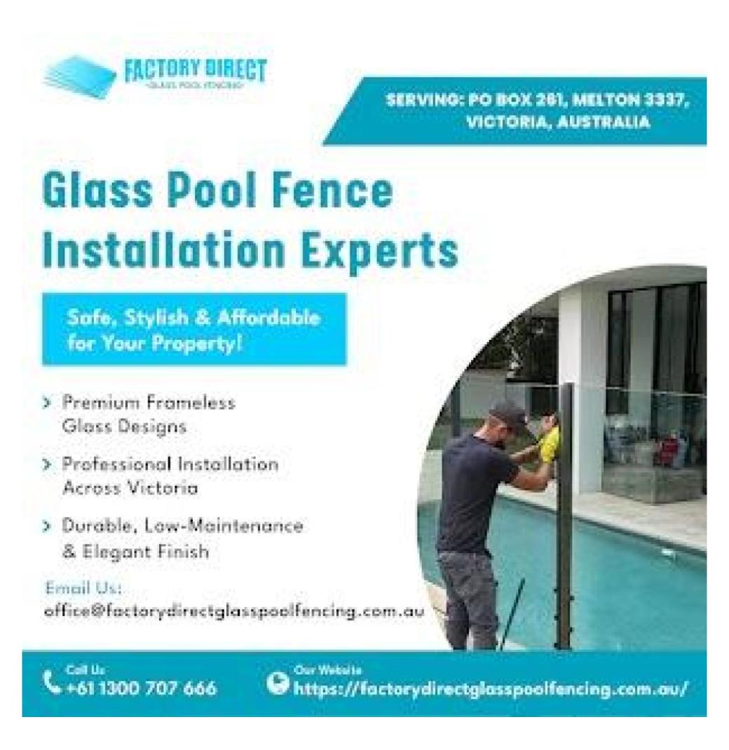 Upgrade Your Outdoor Space with Stylish Glass Pool Fence Installation