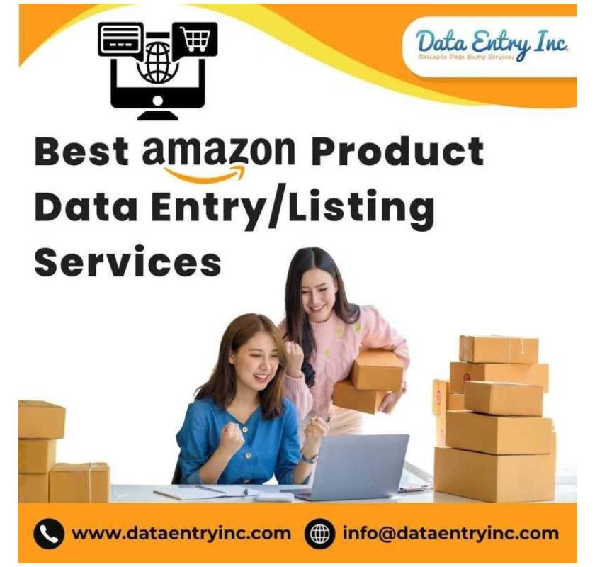 Best Amazon Product Data Entry/Listing Services in India