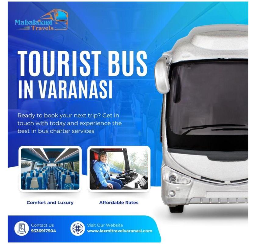 Tourist Bus in Varanasi for group travel and tours